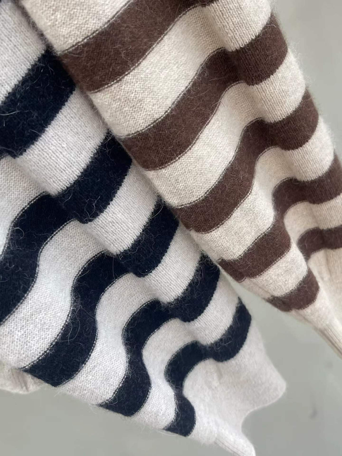 ♡Soft Stripe 柔暖條紋羊毛針織上衣♡ (C260922)