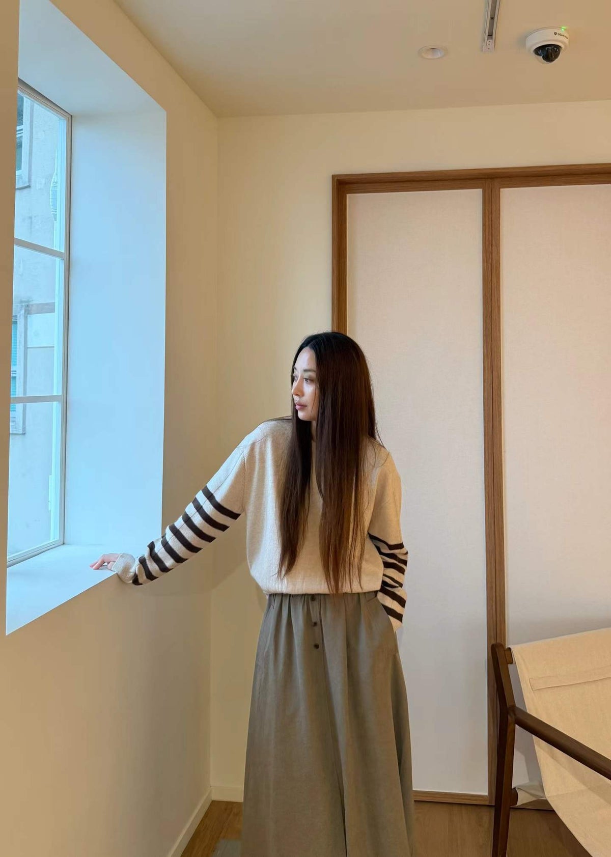 ♡Soft Stripe 柔暖條紋羊毛針織上衣♡ (C260922)