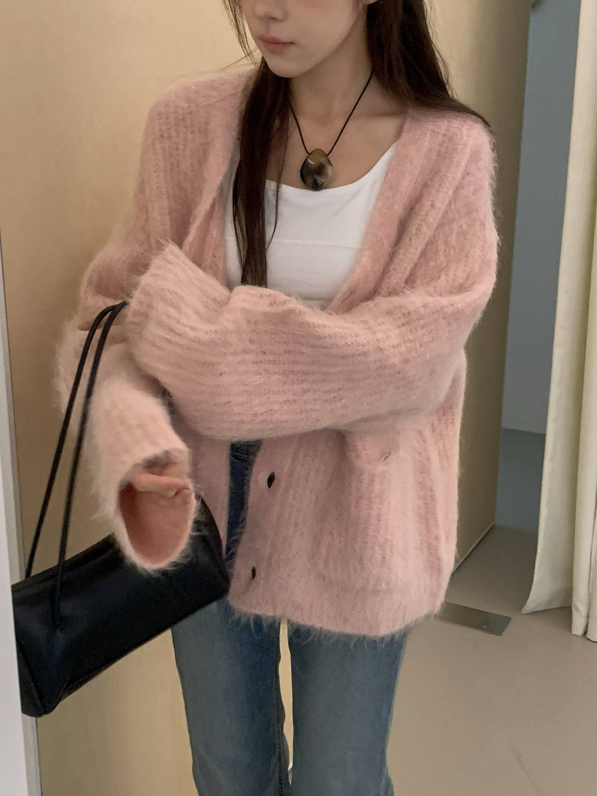 ♡質感柔軟雲朵開襟外套♡ (C260940)