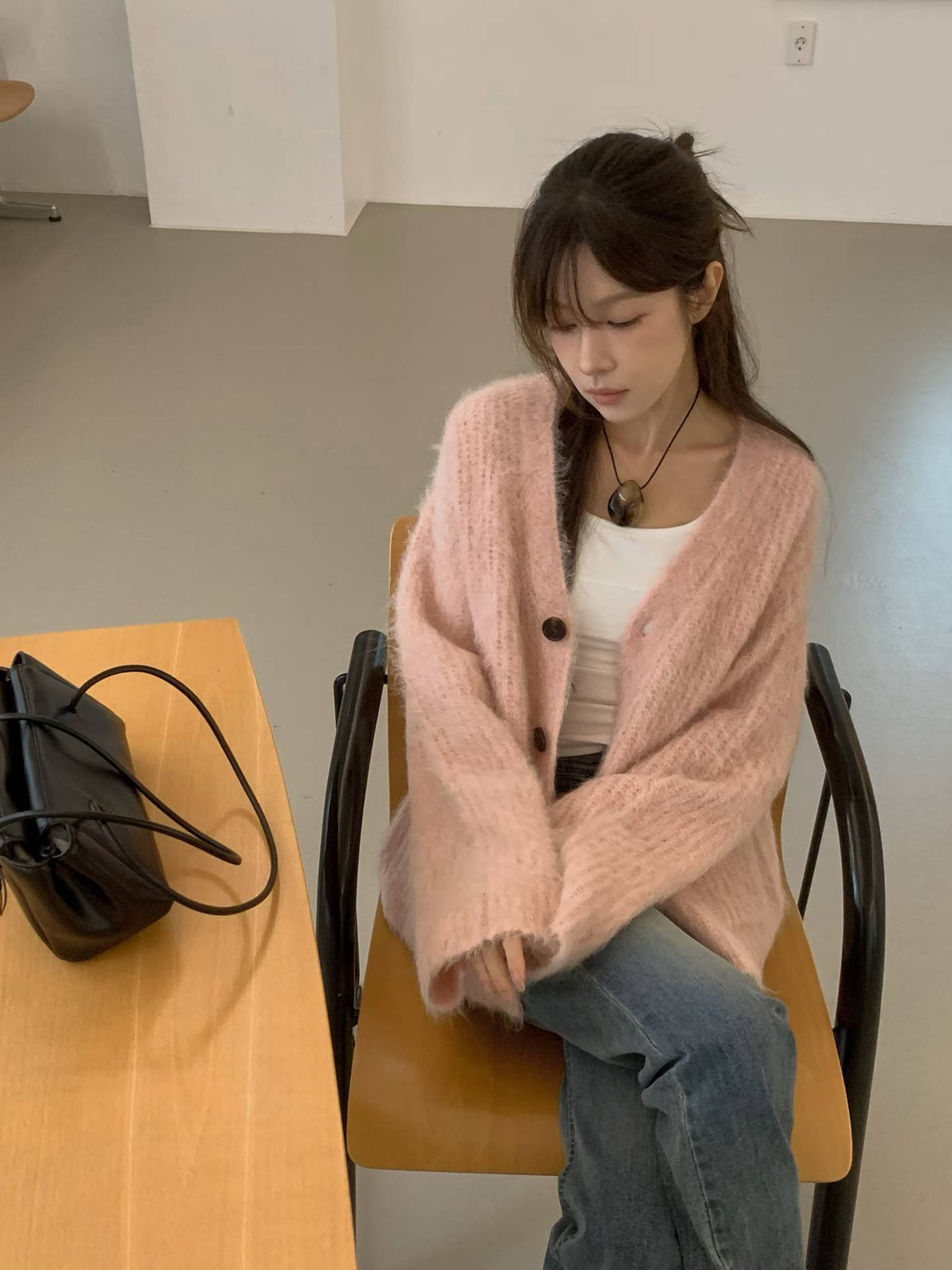 ♡質感柔軟雲朵開襟外套♡ (C260940)