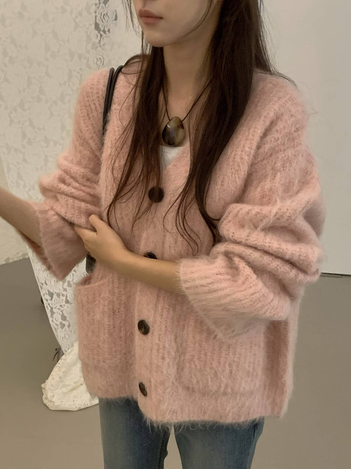 ♡質感柔軟雲朵開襟外套♡ (C260940)