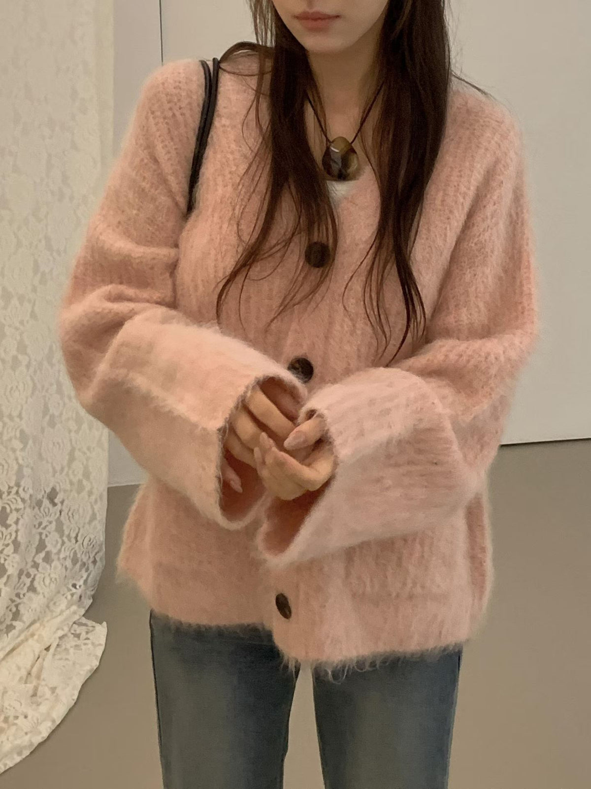 ♡質感柔軟雲朵開襟外套♡ (C260940)