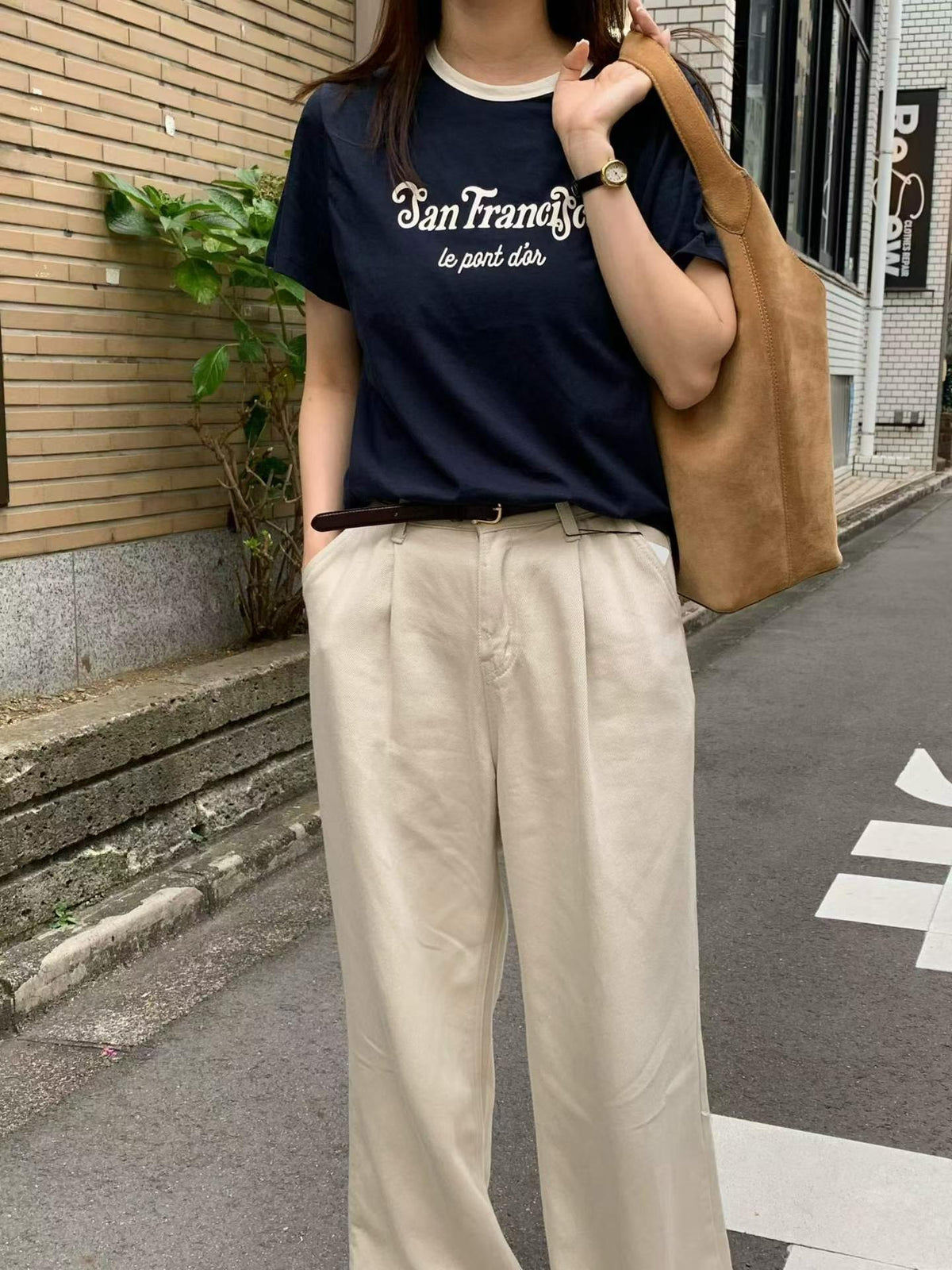 ♡San Francisco 城市漫遊短袖上衣♡ (C260953)