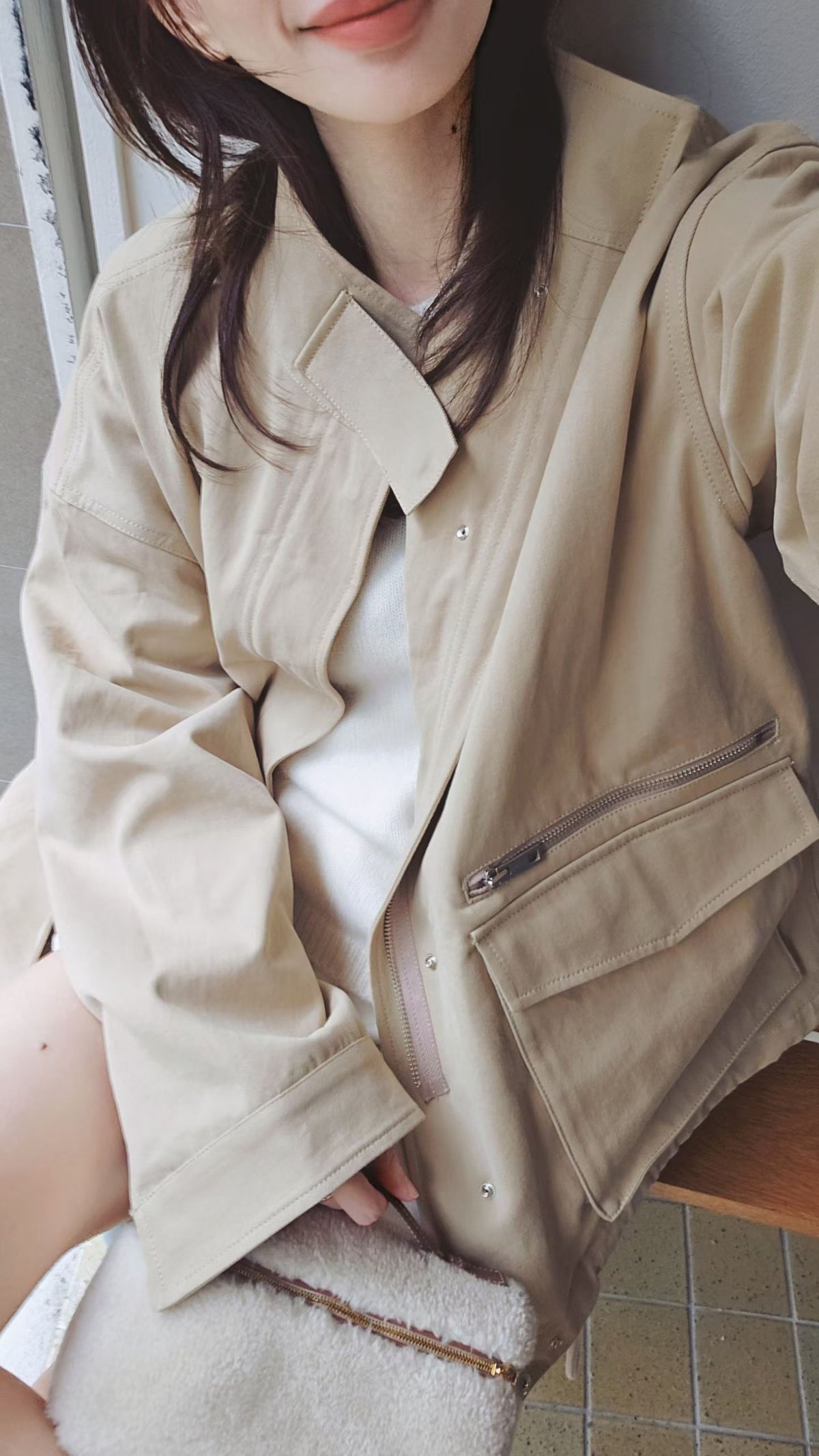 ♡Oni家♡簡單俐落的工裝夾克外 (C261001)