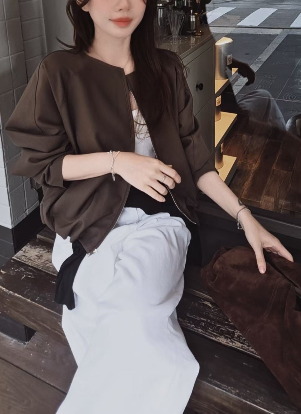 ♡Oni家♡高質感TheRow風休閒夾克 (C261009)