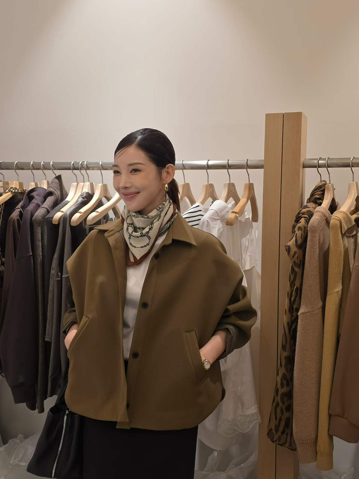 ♡韓系精品感・千鳥格拼接挺版外套♡ (C261016)