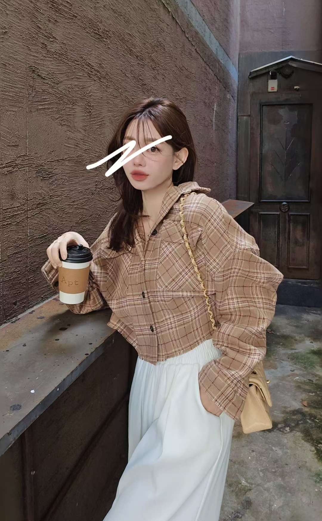 ♡Oni家♡時髦英倫風格紋襯衫 (C251153)