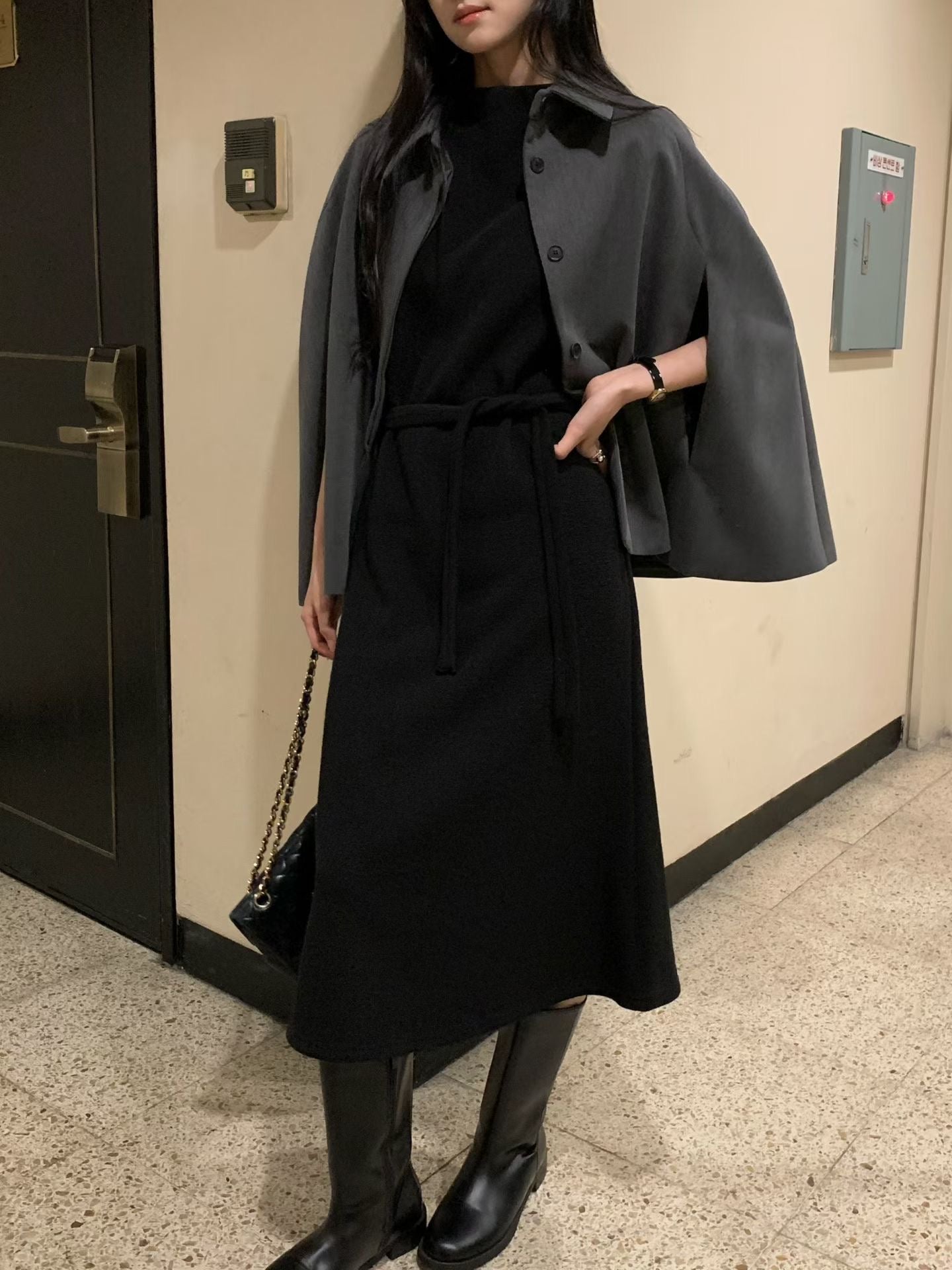 ♡都會挺版斗篷西裝外套♡ (C251035)