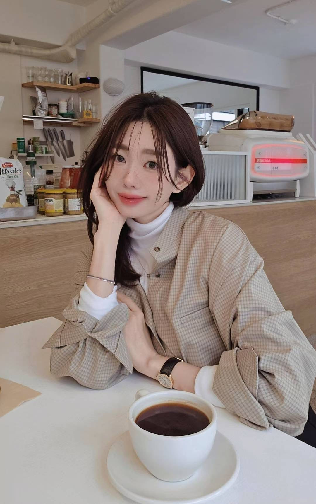 ♡Oni家♡韓里韓氣的格子襯衫 (C251206)