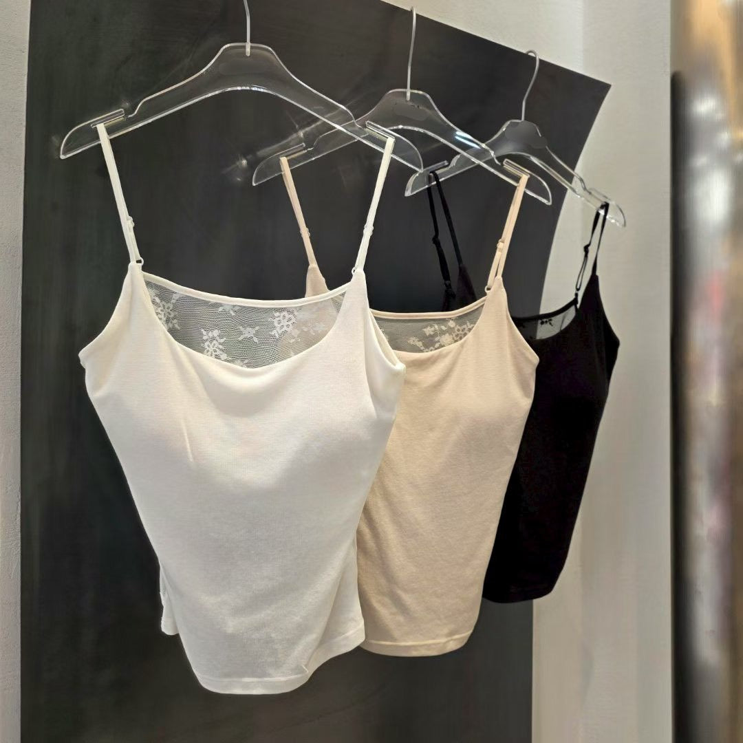 ♡微性感法式蕾絲細肩內搭♡ (C260426)