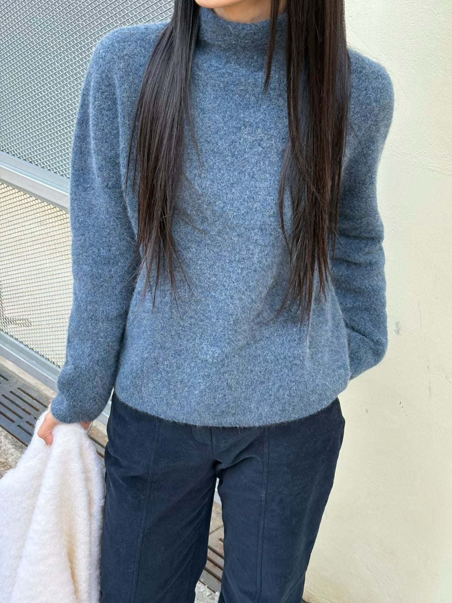 ♡ 空氣絨暖感立領毛衣♡ (C251278)