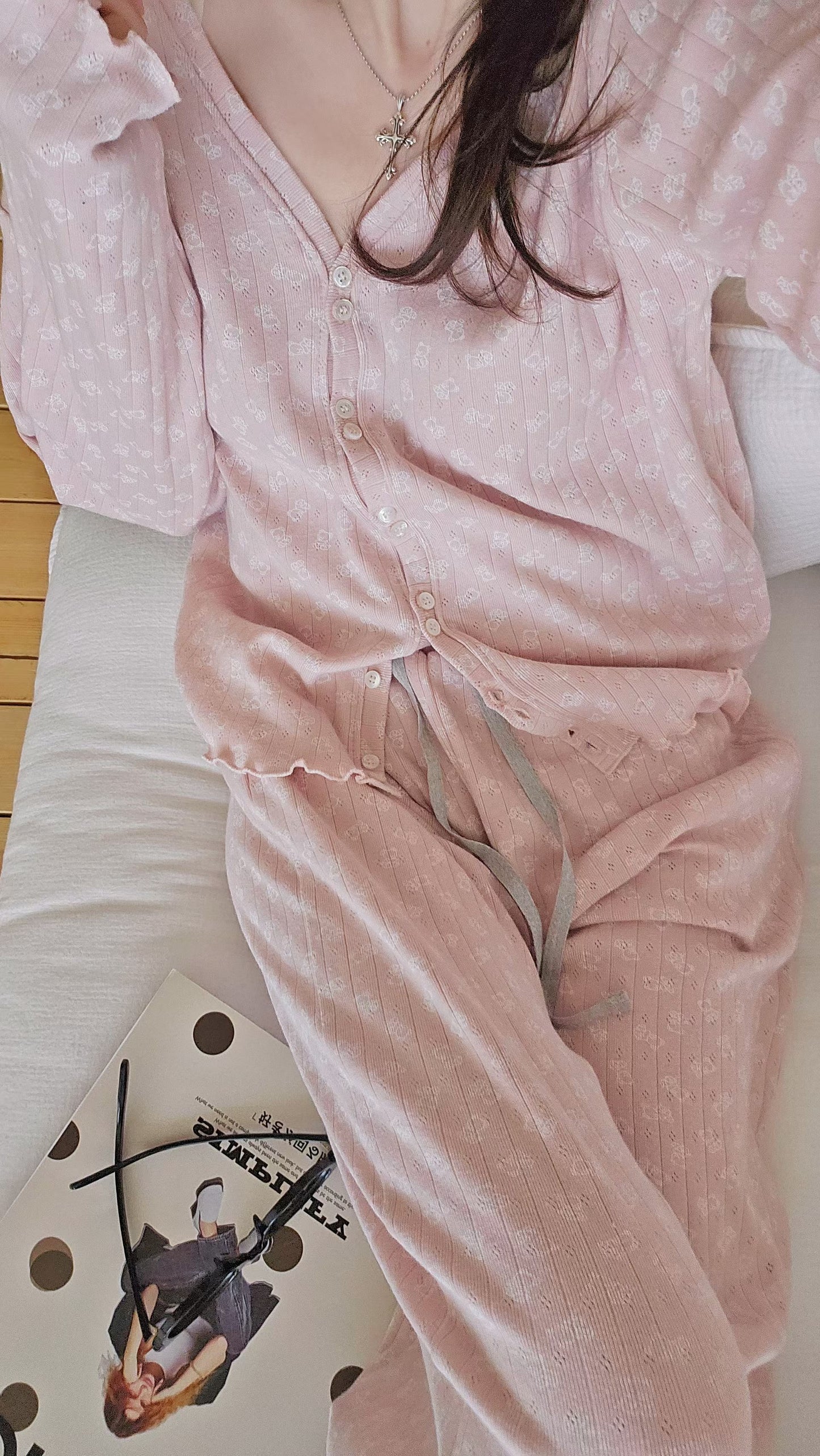 ♡Oni家♡呆萌熊熊居家服套裝 (C260302)