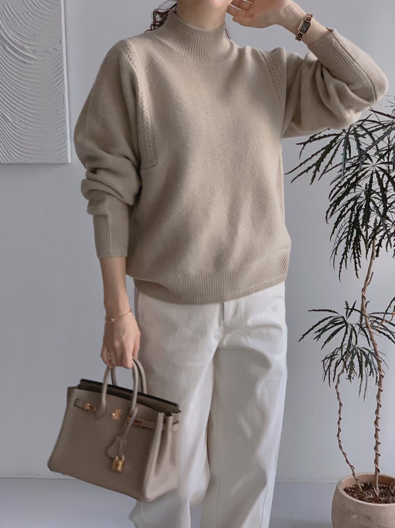 ♡高雅質感線條百搭上衣♡ (C251274)