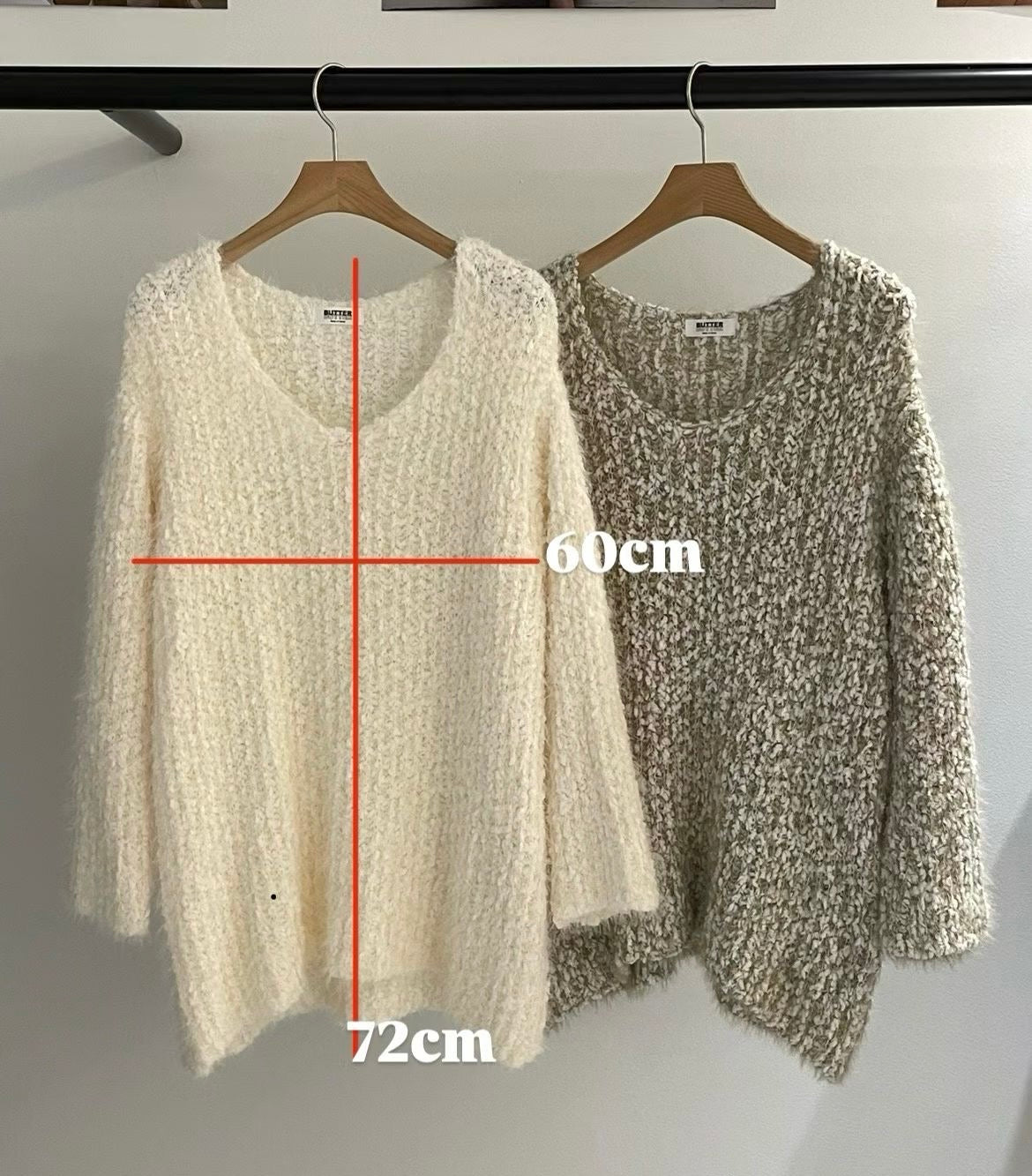 ♡軟糯粒絨慵懶Oversize毛衣♡ (C251148)