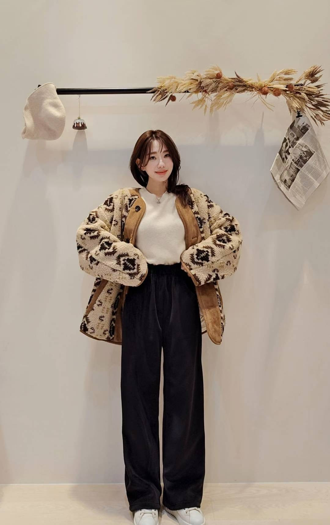 ♡Oni家♡休閒長腿加絨燈芯絨褲 (C251261)