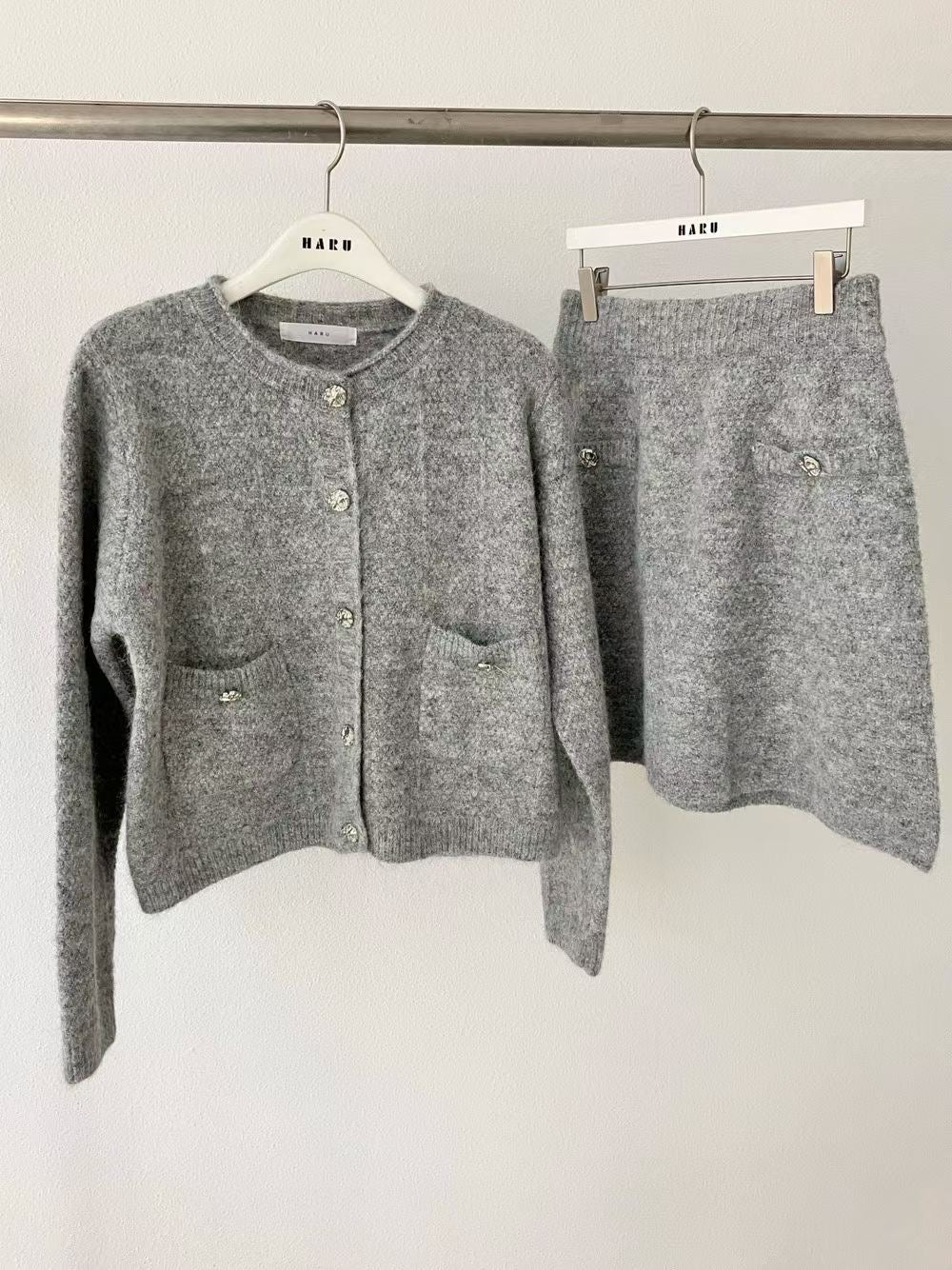 ♡典雅氣質編織兩件式套裝♡ (C251245)