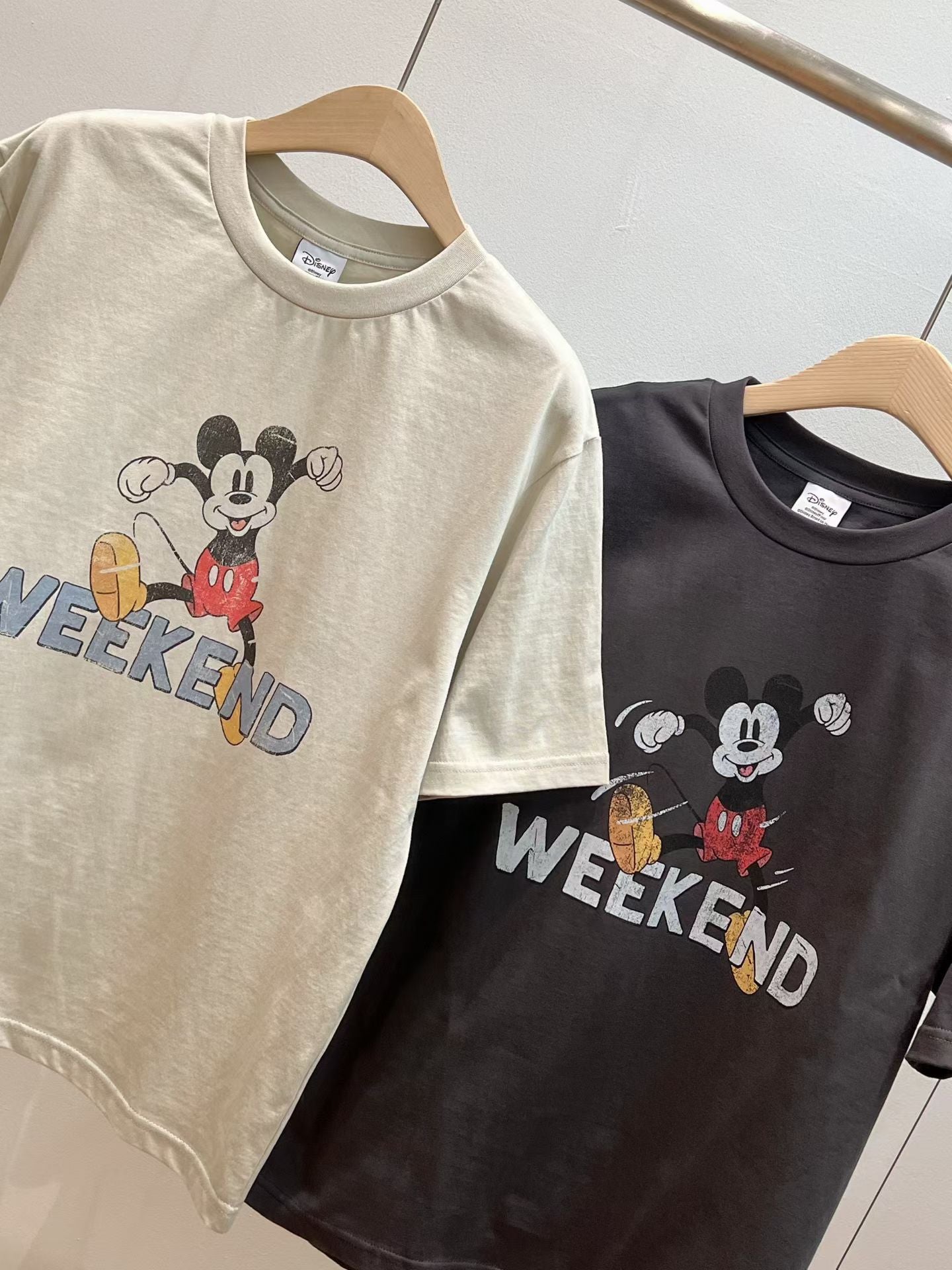 ♡元氣米奇WEEKEND舒適短T♡ (C260530)