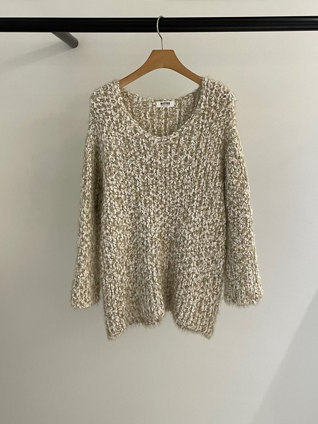 ♡軟糯粒絨慵懶Oversize毛衣♡ (C251148)