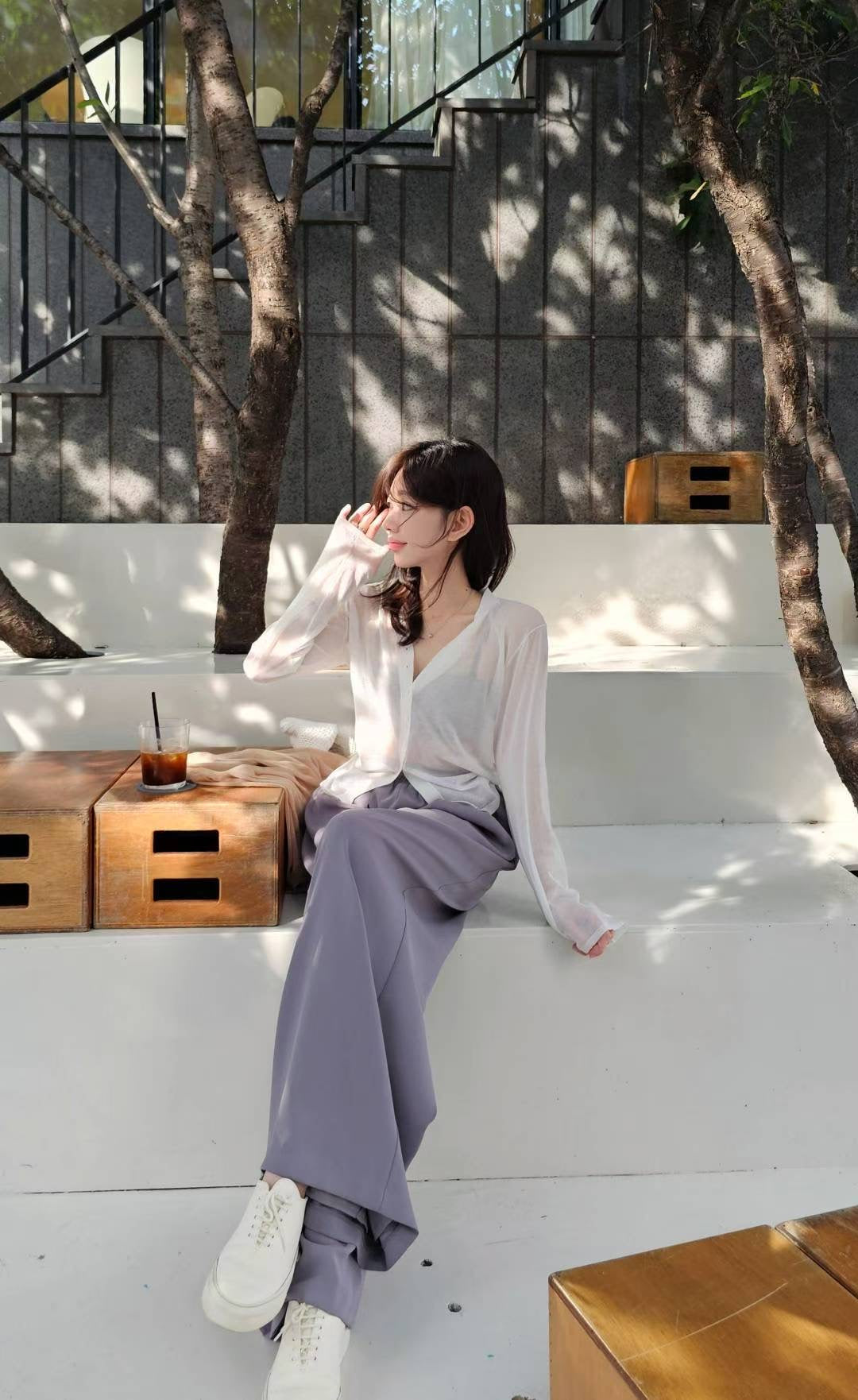 ♡Oni家♡升級版！！法式鬆弛感闊腿西褲 (C251005)