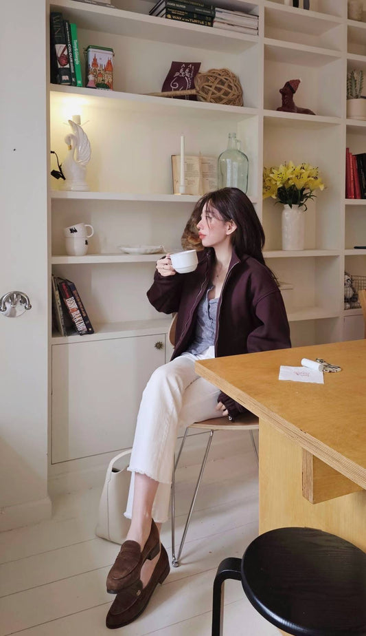 ♡Oni家♡RL風質感燈芯絨冬季夾克 (C251267)