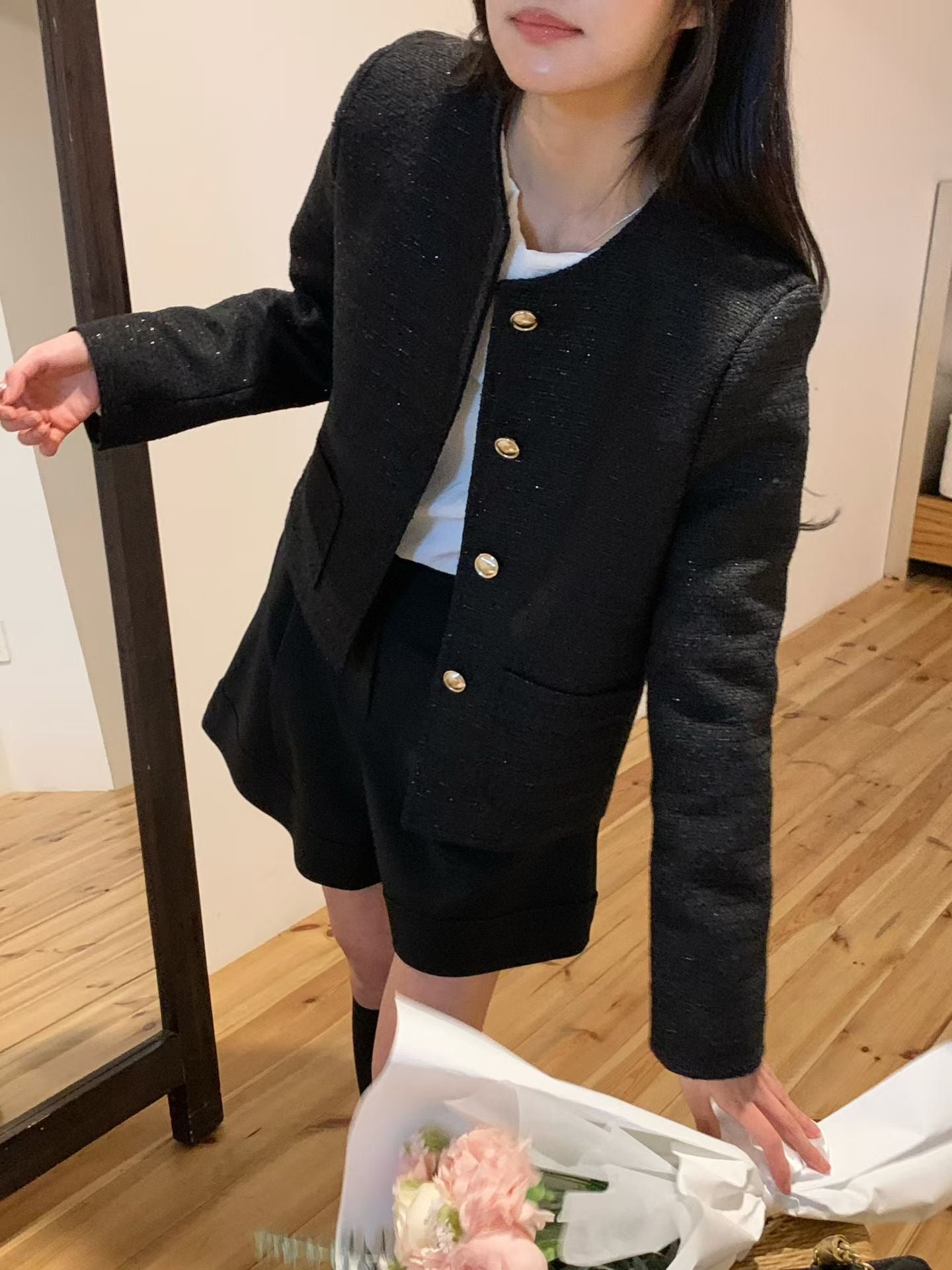 ♡輕奢精緻小香風外套♡ (C260342)