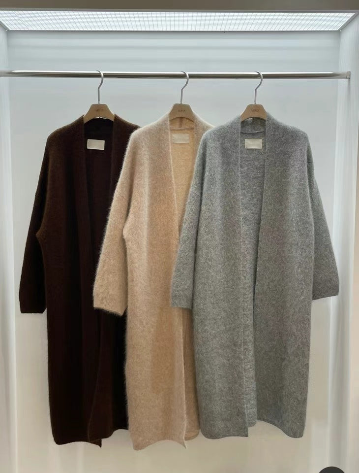 ♡毛料長版柔軟罩衫♡ (C251127)