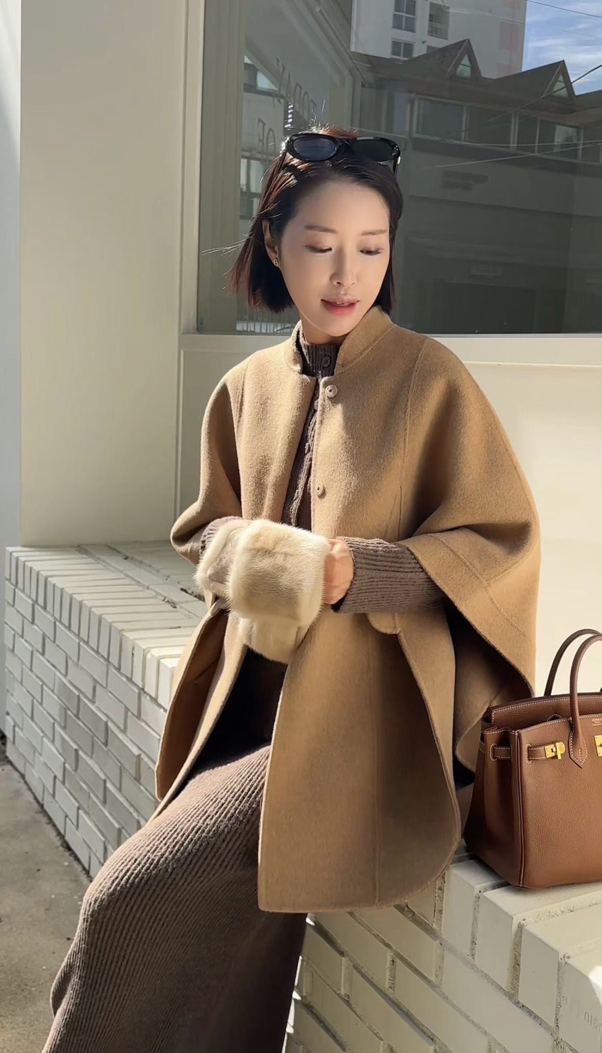 ♡奢華高級『手工』披風外套♡ (C251010)