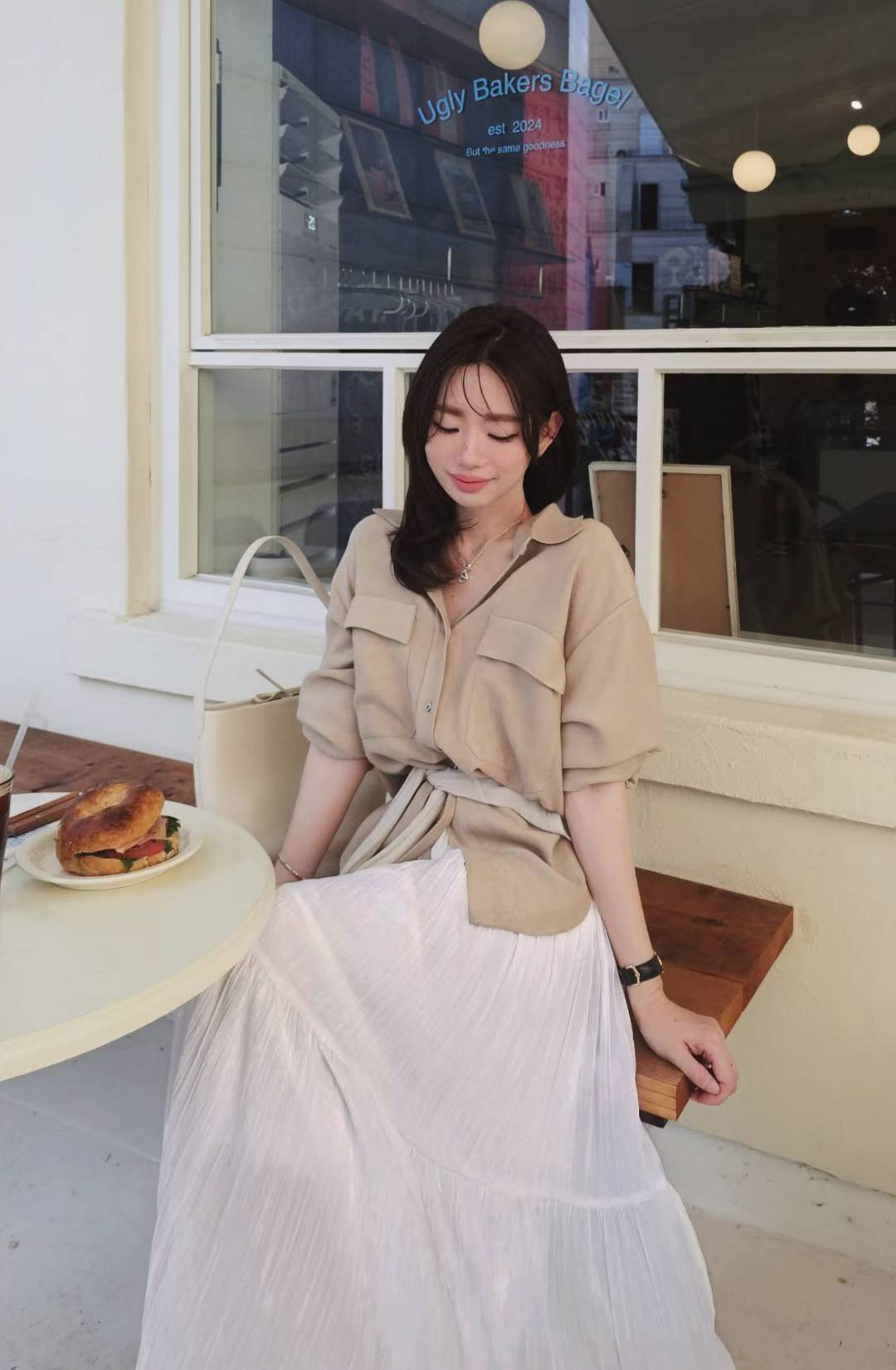 ♡Oni家♡仿麂皮細絨休閒襯衫 (C251043)