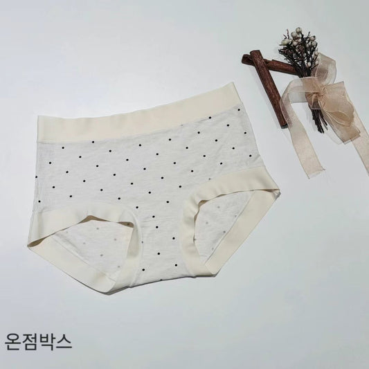 ♡清新棉感點點內褲~六件禮盒組♡ (C250833)