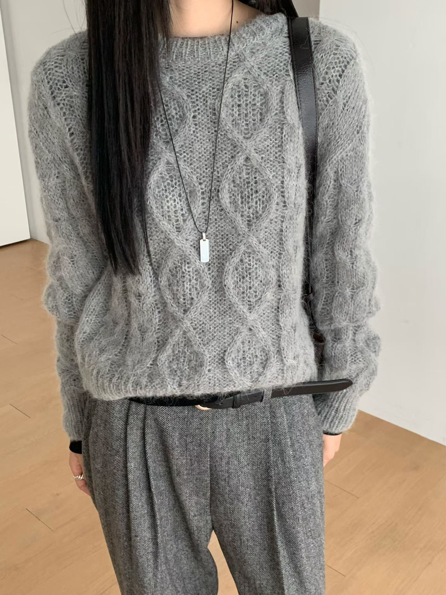 ♡質感立體麻花編織毛衣♡ (C251266)