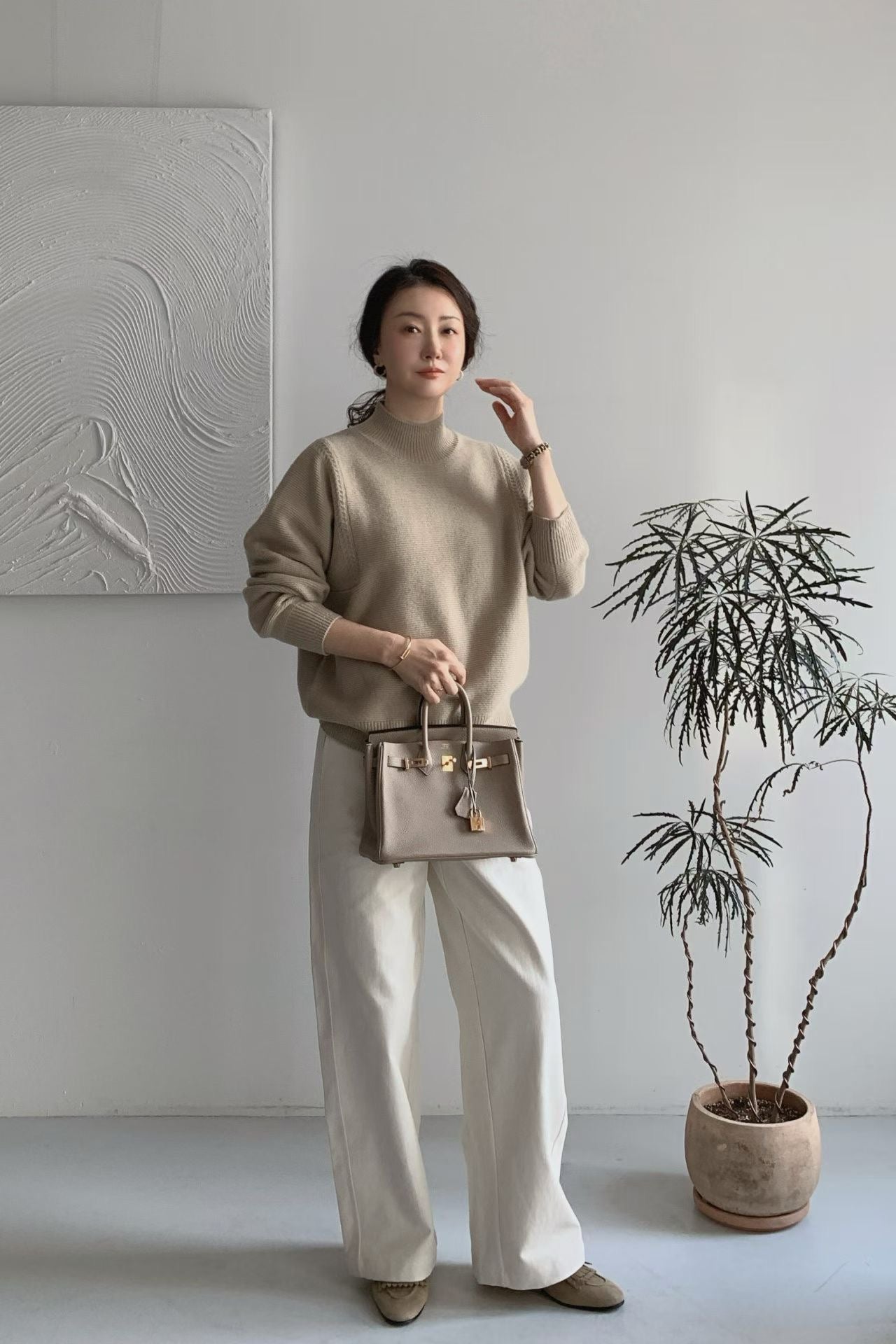 ♡高雅質感線條百搭上衣♡ (C251274)