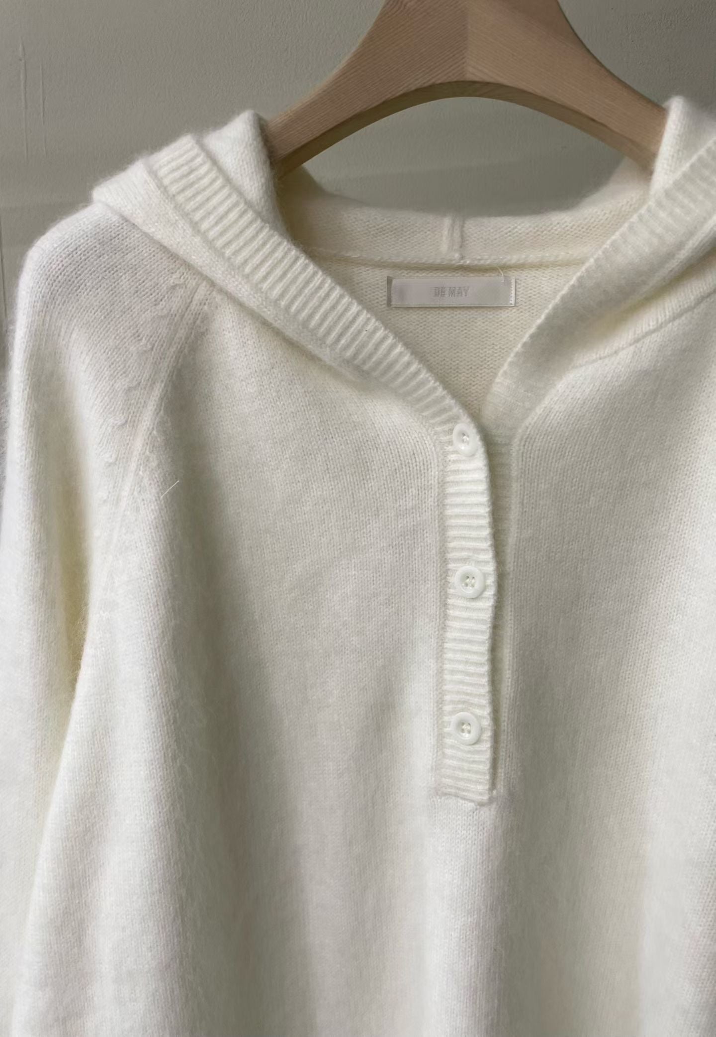 ♡輕暖毛料休閒連帽上衣♡ (C251107)