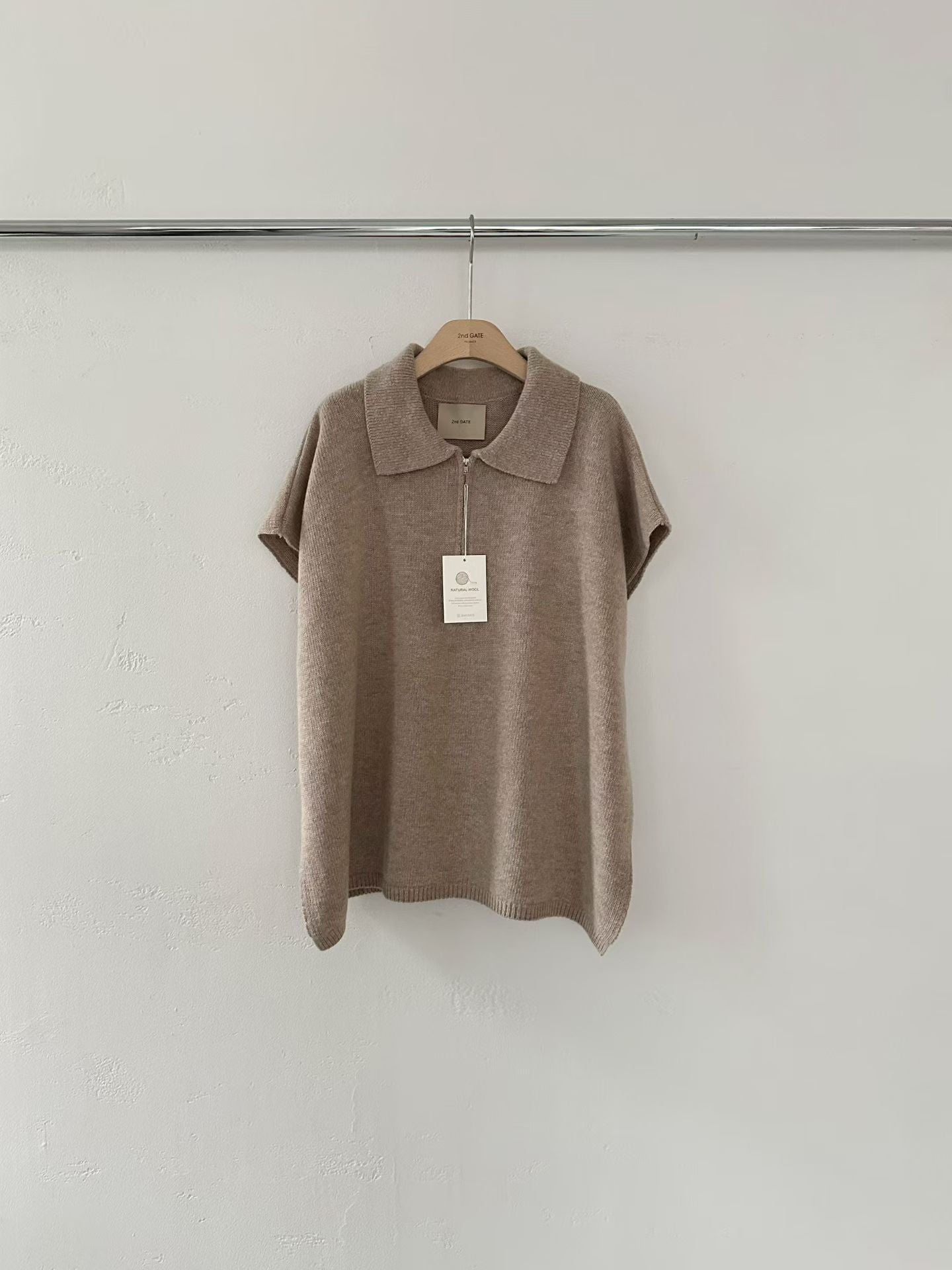 ♡輕奢極暖斗篷式披肩兩穿上衣♡ (C251236)