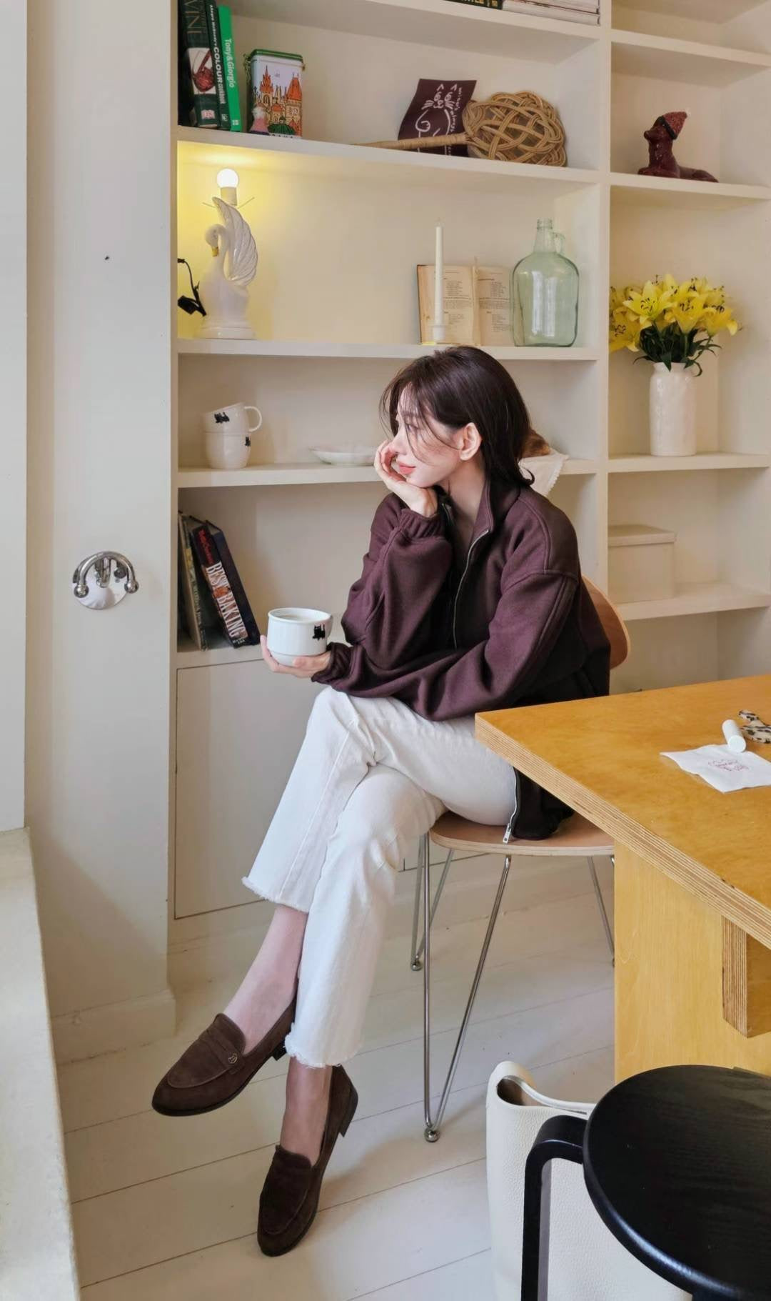 ♡Oni家♡RL風質感燈芯絨冬季夾克 (C251267)