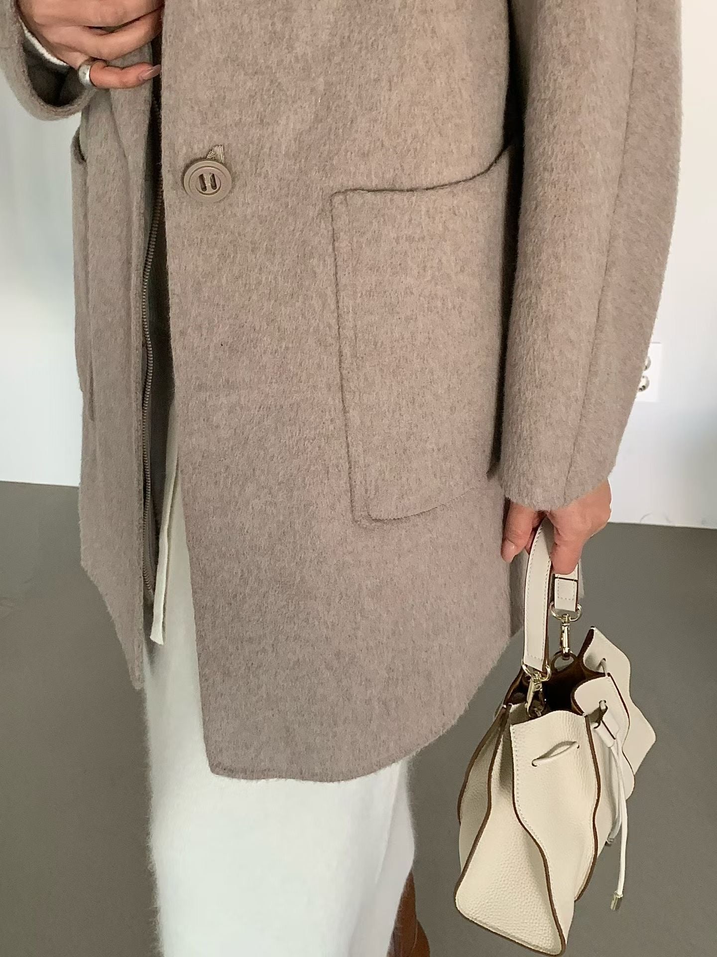 ♡實穿保暖二件式三穿毛呢大衣♡ (C251215)