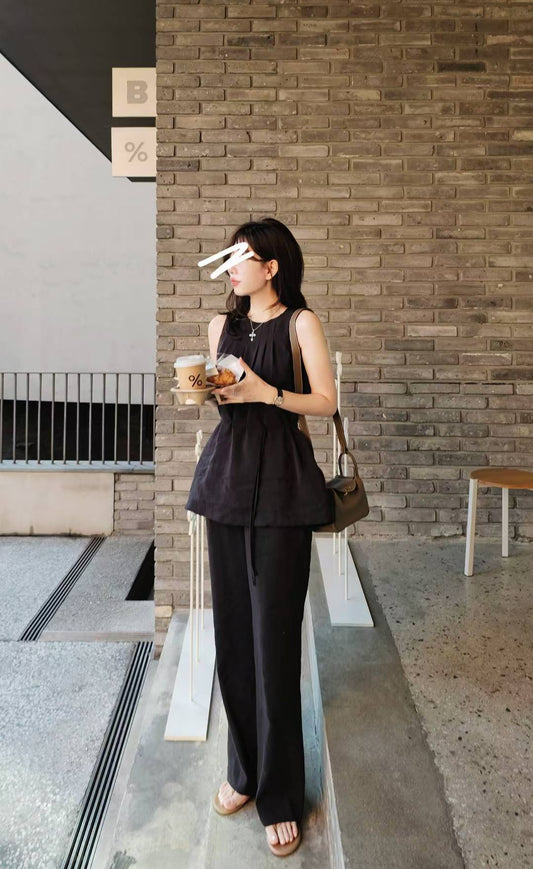 ♡Oni家♡TheRow風仿絲莫代爾長褲 (C250958)