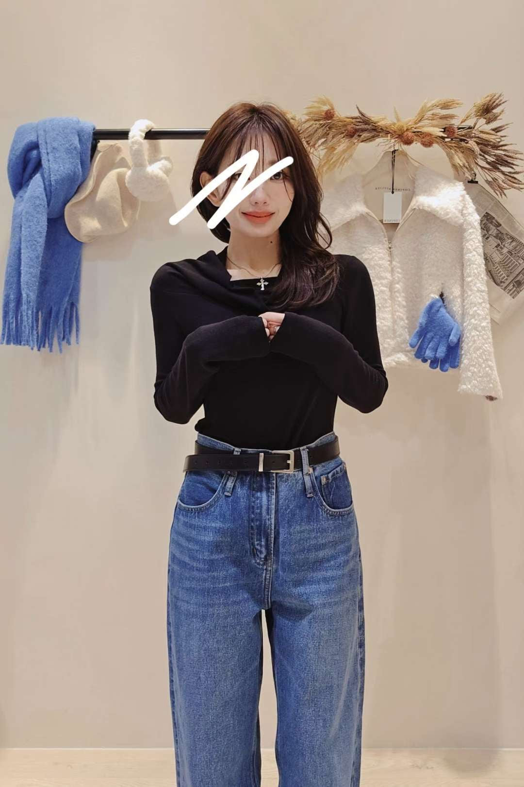 ♡Oni家♡多穿法露肩天絲羊毛超彈力T (C251260)