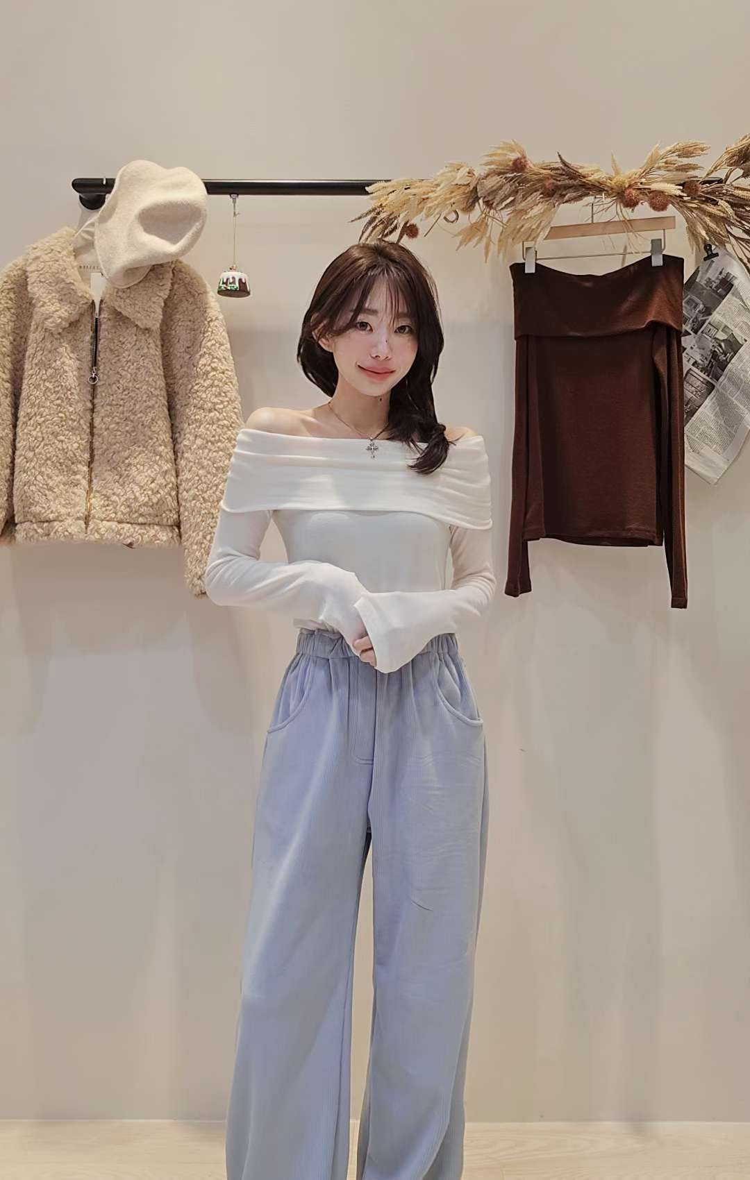 ♡Oni家♡休閒長腿加絨燈芯絨褲 (C251261)