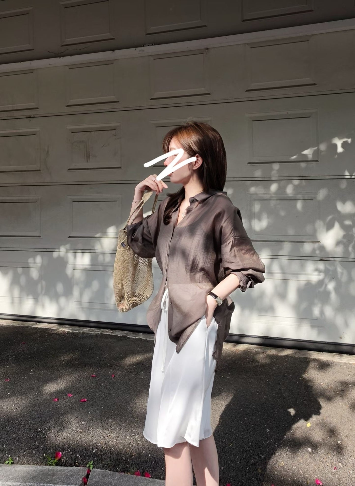 ♡Oni家♡時髦TheRow風五分褲裙 (C260667)
