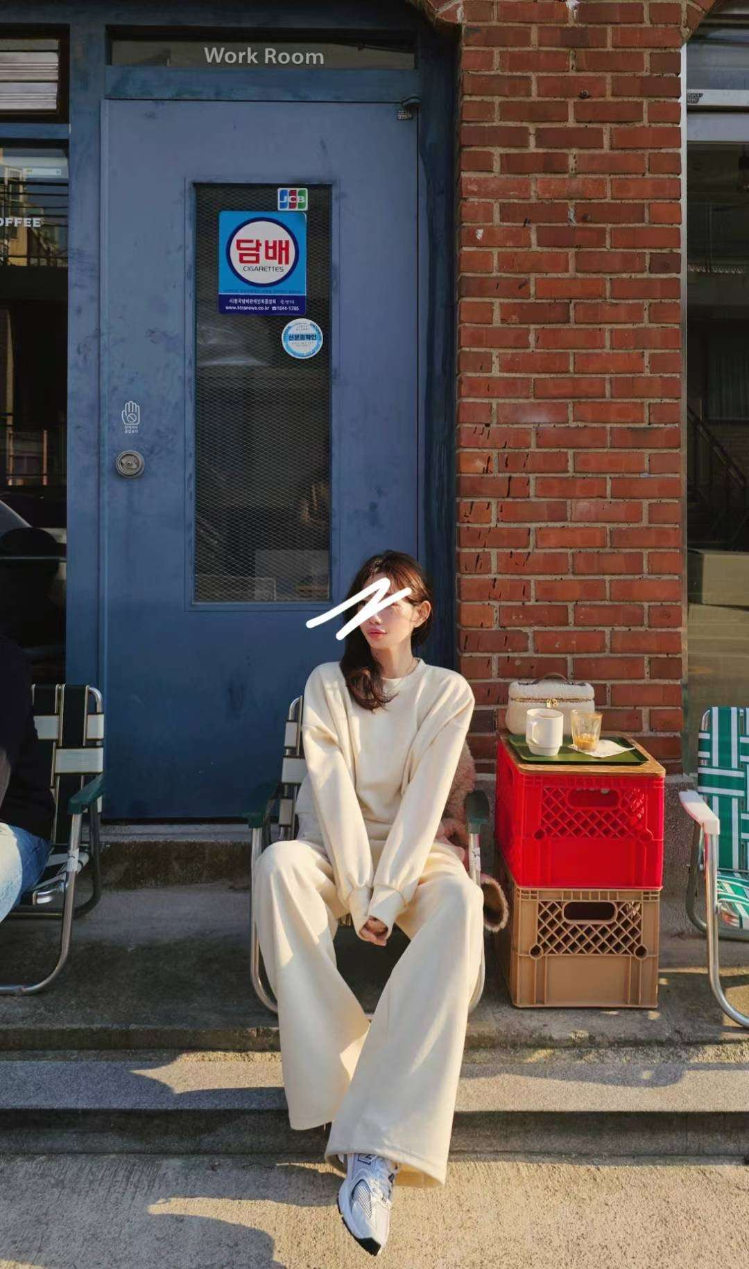 ♡Oni家♡磨毛休閒鬆弛感衛衣上衣 (C251201)