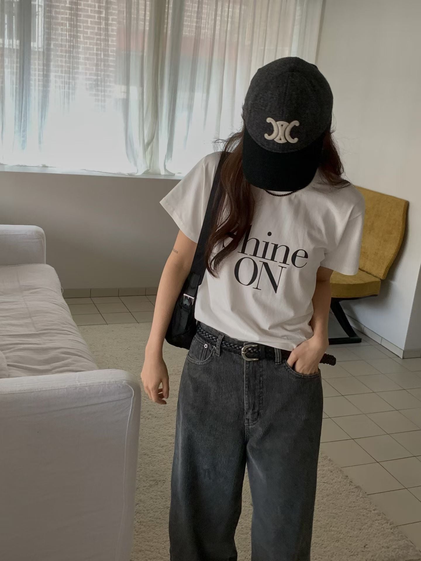 ♡Shine On極簡質感棉T♡ (C251048)