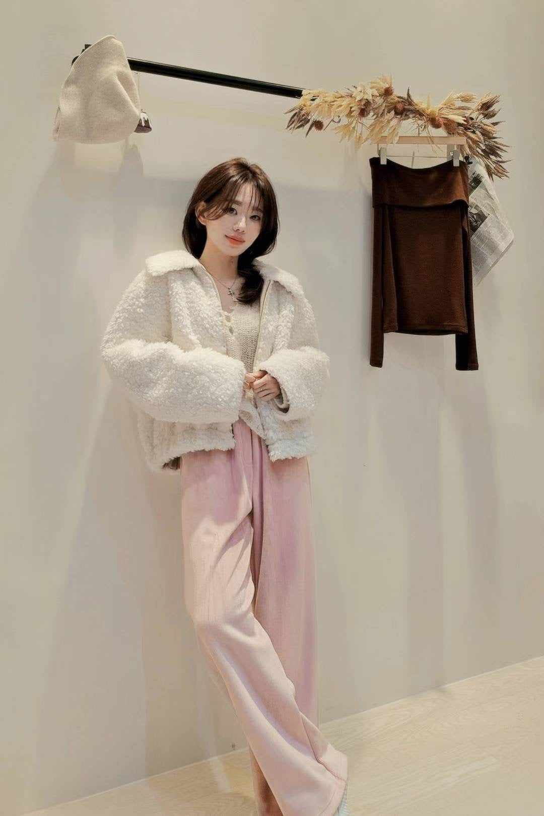 ♡Oni家♡休閒長腿加絨燈芯絨褲 (C251261)