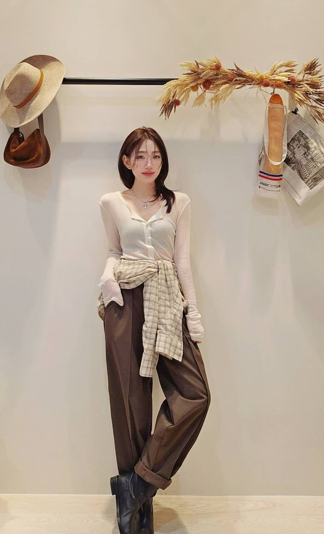 ♡Oni家♡時髦的繭型休閒長褲 (C251143)