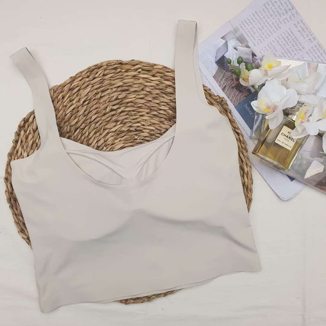 ♡冰絲無痕親膚內搭Bra Top♡ (C250920)