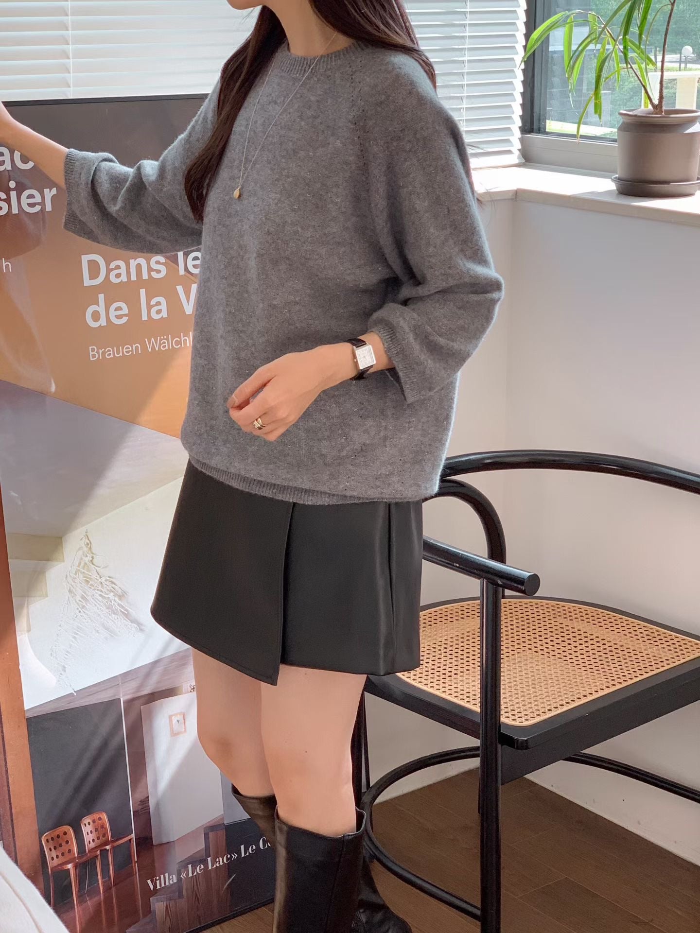 ♡低調微閃一體成型質感毛衣♡ (C251129)