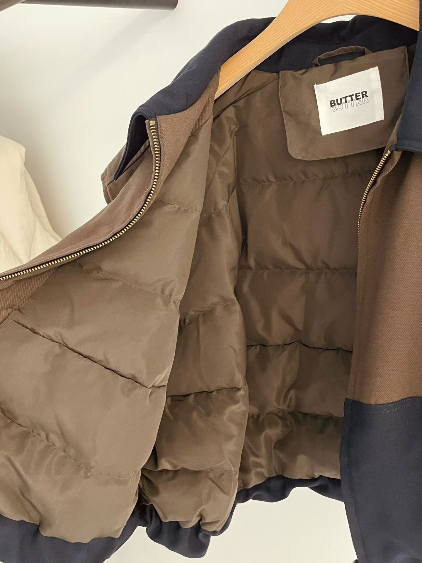 ♡時尚拼色羽絨背心♡ (C251008)