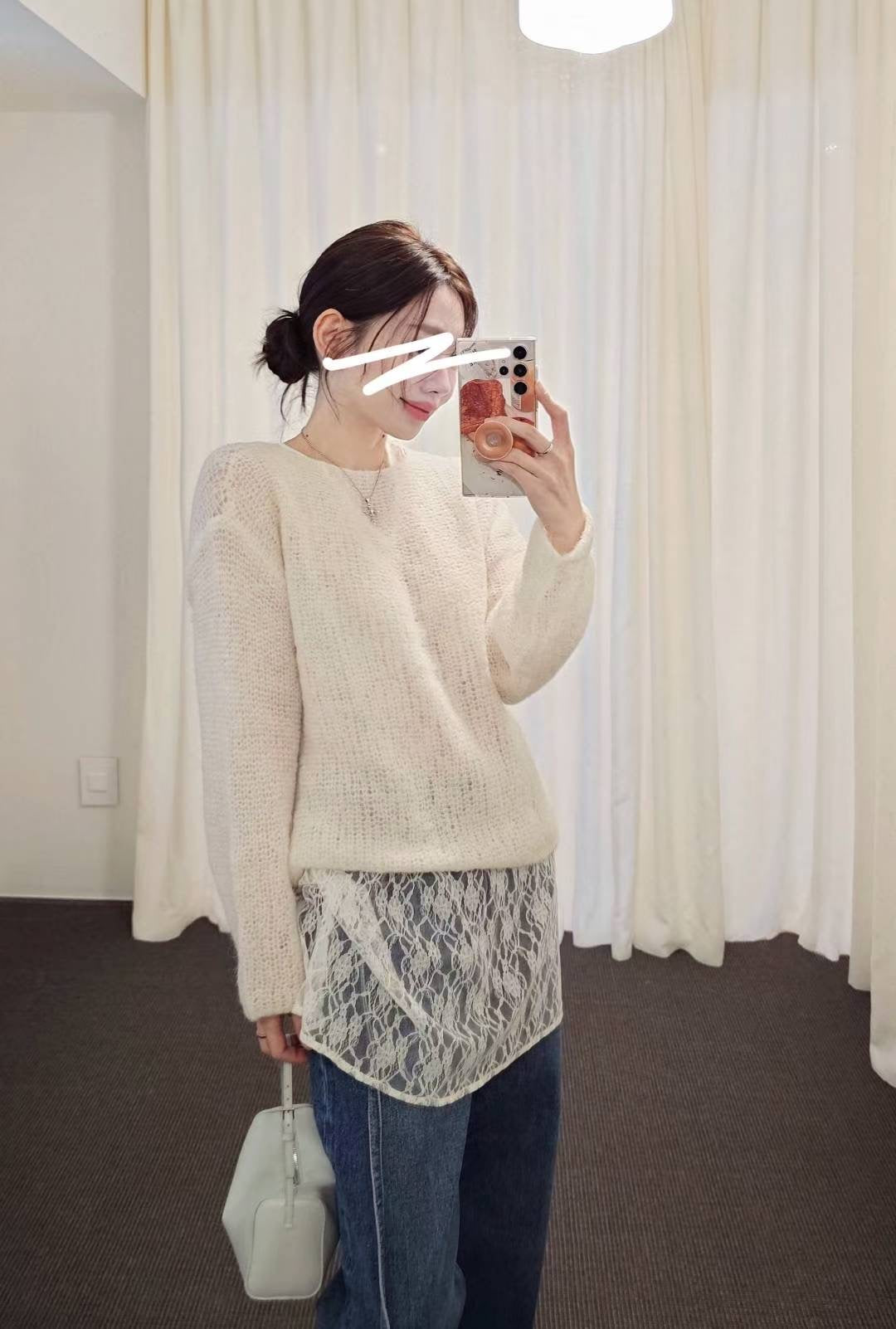 ♡Oni家♡溫柔到心坎的羊駝毛毛衣 (C251101)