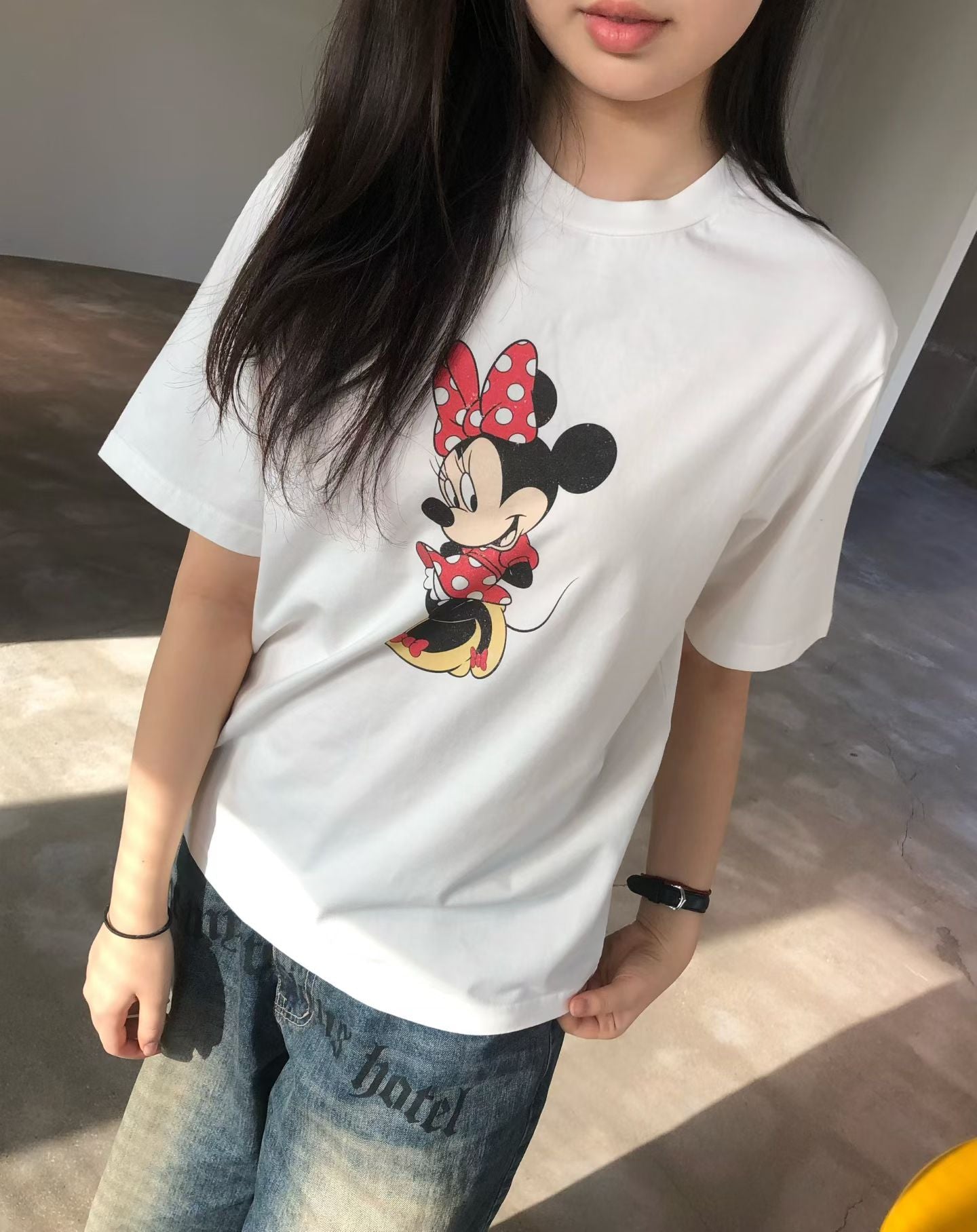 ♡Disney授權甜感米妮休閒純棉T♡ (C260528)