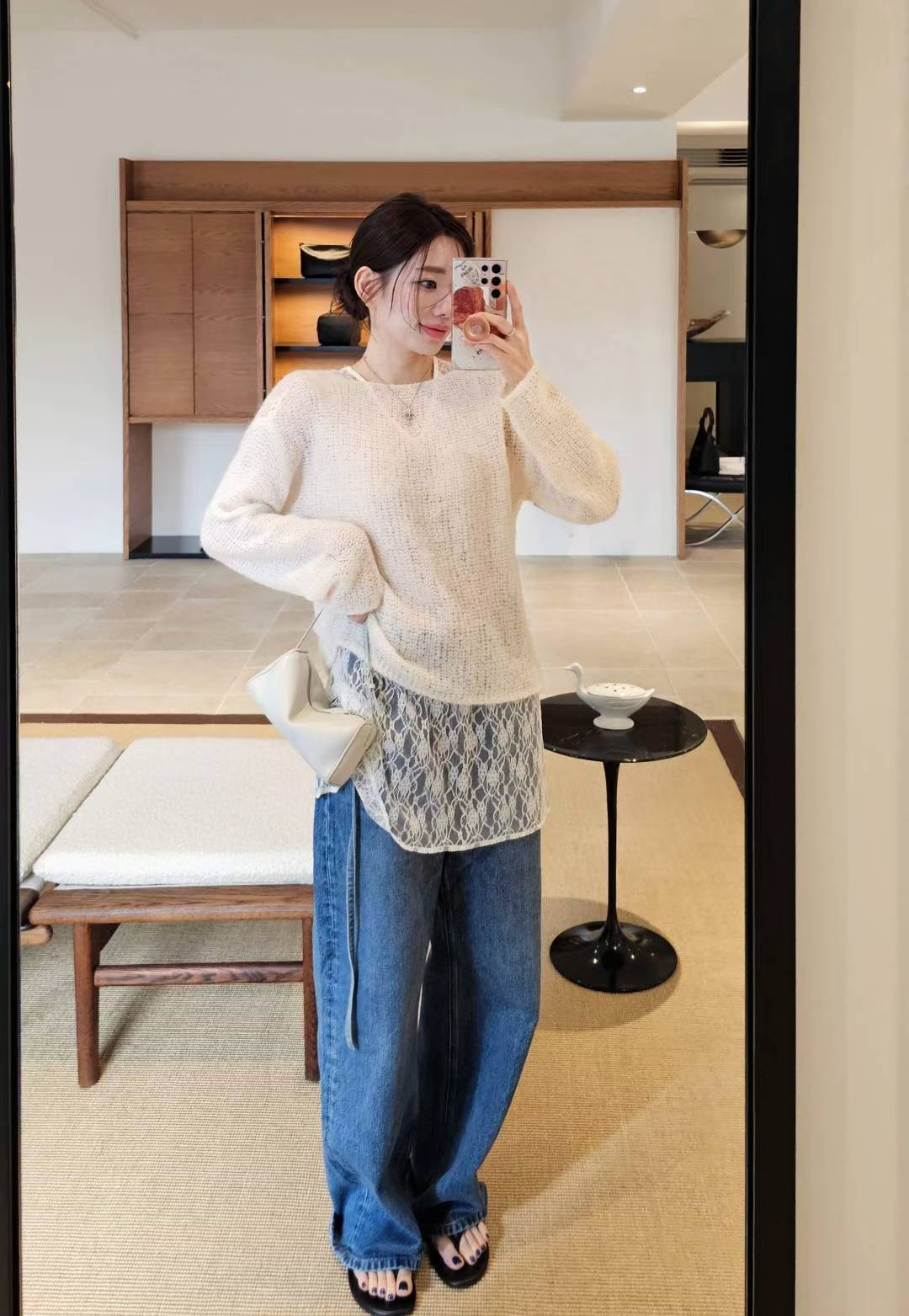 ♡Oni家♡溫柔到心坎的羊駝毛毛衣 (C251101)