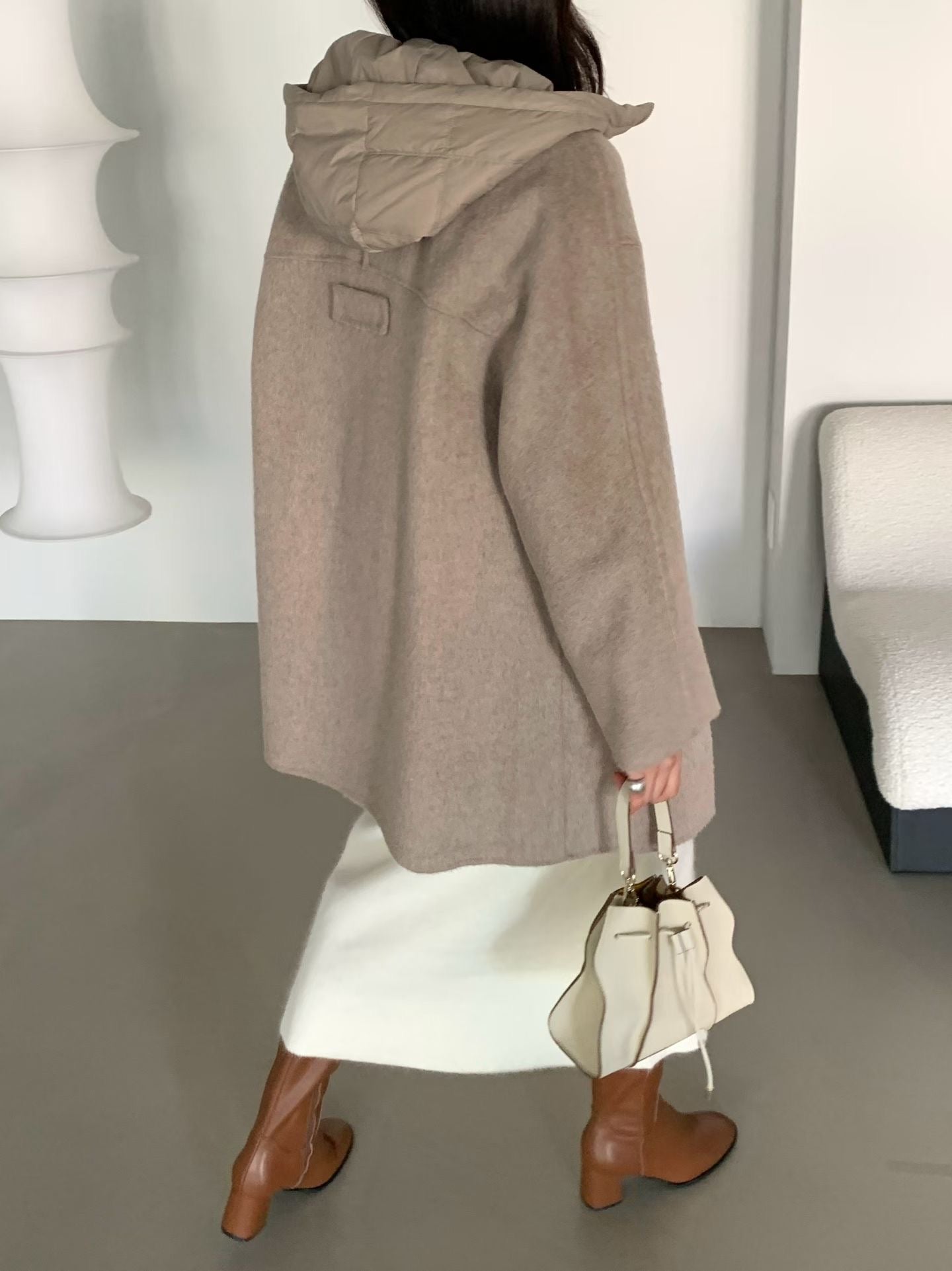 ♡實穿保暖二件式三穿毛呢大衣♡ (C251215)